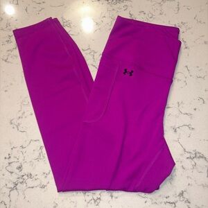 Under Armour Full Length Leggings purple/fuschia